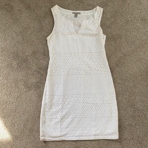 Banana Republic white eyelet sundress